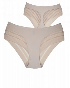  Женские бесшовные трусы слипы (большие размеры) ALINA 