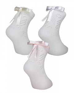 Ажурные носки с аксессуаром для девочки KATAMINO